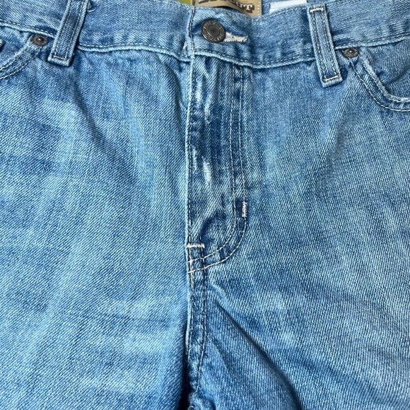 Vintage Old Navy Womens Size 12 Short Boy-Cut Jeans Low Waist Distressed Y2K - Picture 7 of 16